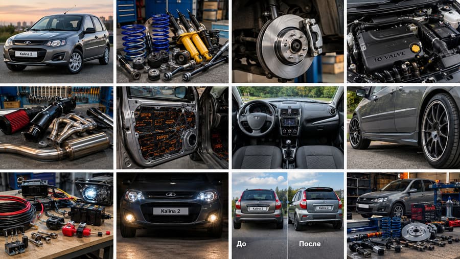 Tuning i dorabotki Lada Kalina 2