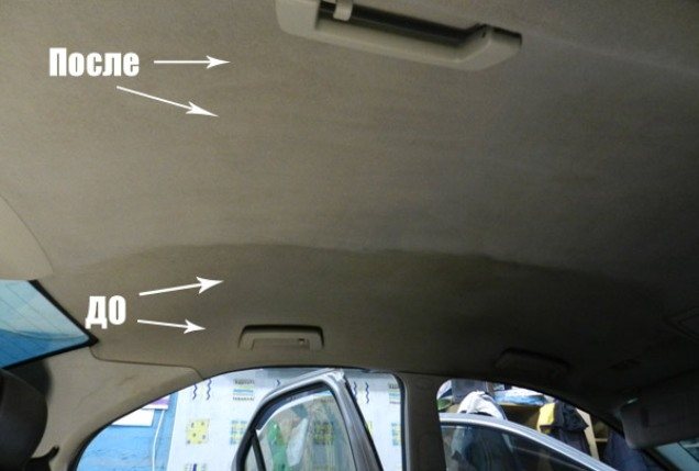 Как почистить потолок в автомобиле самостоятельно