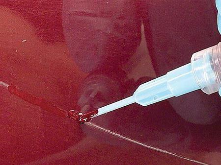 как убрать скол на капоте авто фото