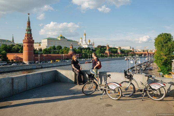 Кремль и велосипеды